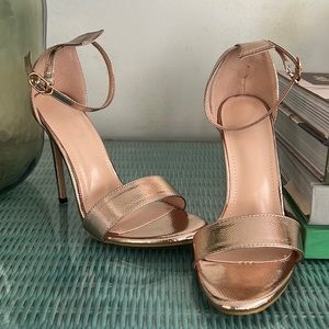 Two Part Ankle Strap Stiletto Heels